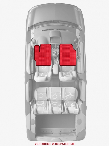 ЭВА коврики «Queen Lux» передние для Jaguar E-Type (Series 1)