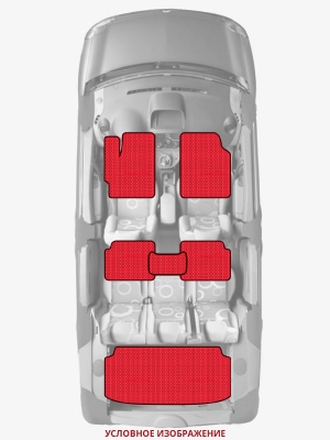 ЭВА коврики «Queen Lux» комплект для ГАЗ М1